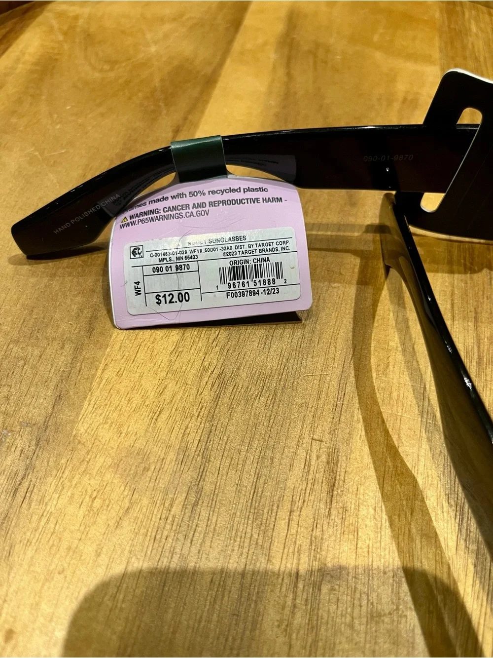 Wild Fable - Women's Thin Black Polarized Sunglasses with UV Protection